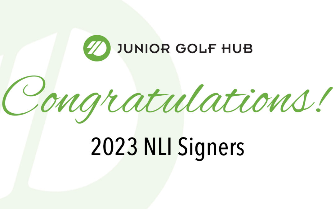 Congratulations 2023 NLI  Signers