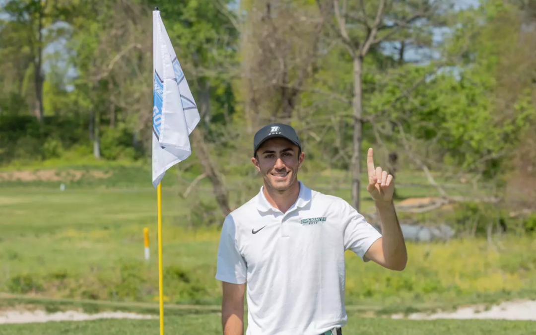 Harrison Blech Achieves Hole-In-One at NEC Men’s Golf Championship